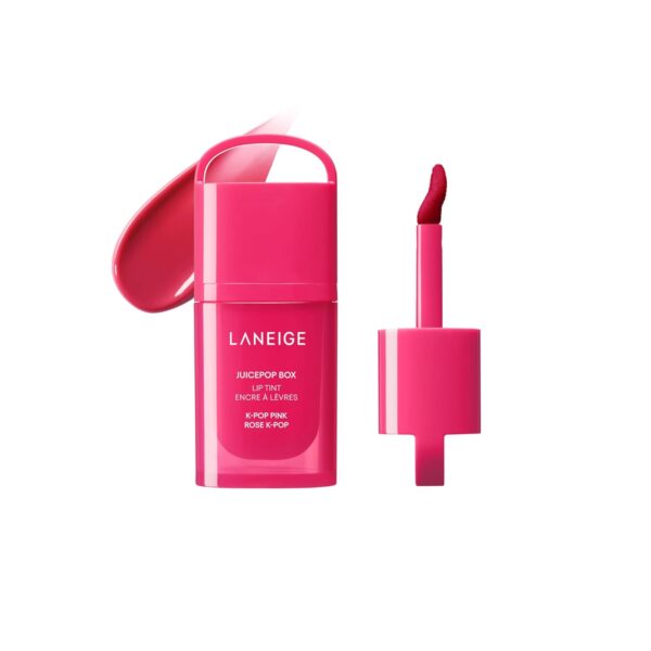 LANEIGE JuicePop Box Lip Tint – K-Pop Mix | Hydrating Glossy Lip Tint with Buildable Juicy Color & Long-Lasting Shine