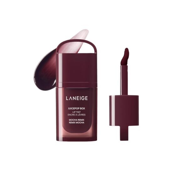 LANEIGE JuicePop Box Lip Tint Mocha Remix | Rich Mauve Lip Color